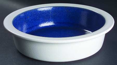 Opal Blue (Rim Shape) 9" Round Baker