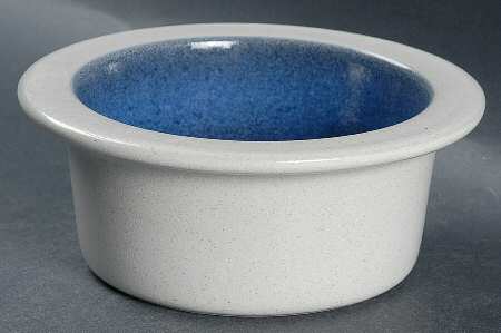 Opal Blue (Rim Shape) Open Individual Casserole
