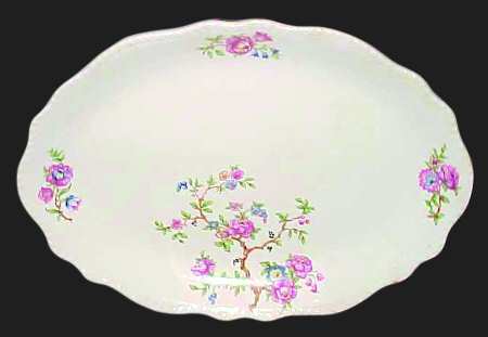Song of Spring 14" Oval Serving Platter