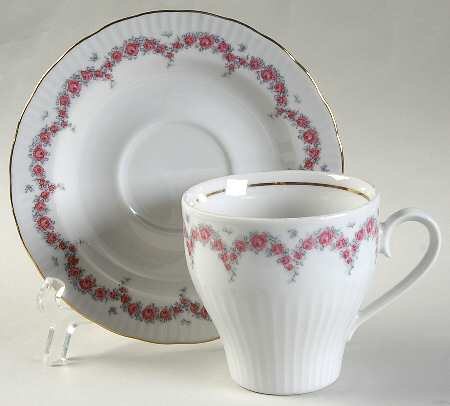 HEP12 Flat Cup & Saucer Set