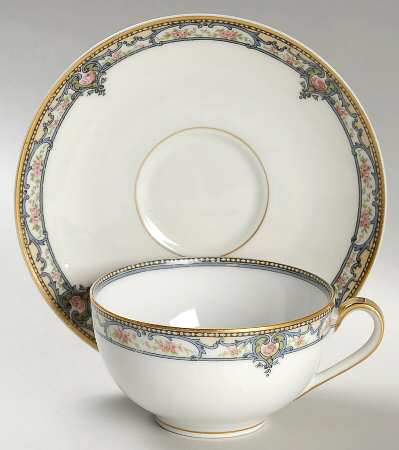 Schleiger 170-2 Flat Cup & Saucer Set