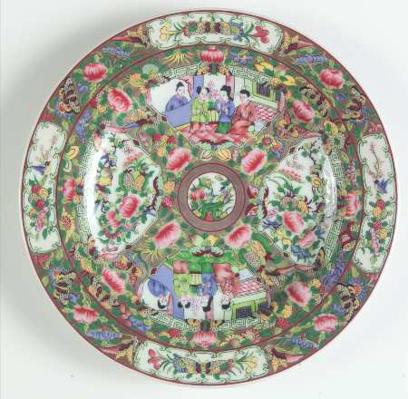 Canton Rose Design Salad Plate