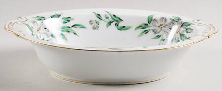Desert Gardenia 10" Oval Vegetable Bowl