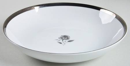 Midnight Rose Coupe Soup Bowl