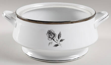 Midnight Rose Round Vegetable No Lid