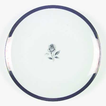 Midnight Rose Salad Plate