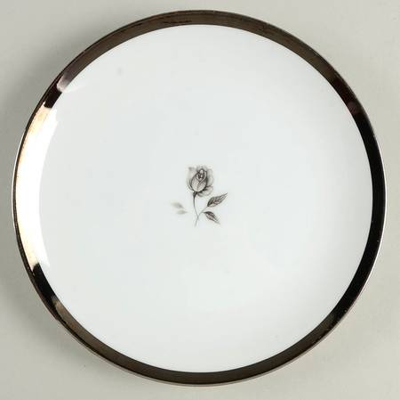 Midnight Rose Bread & Butter Plate