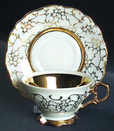 Decor 56 Footed Demitasse Cup & Saucer Set