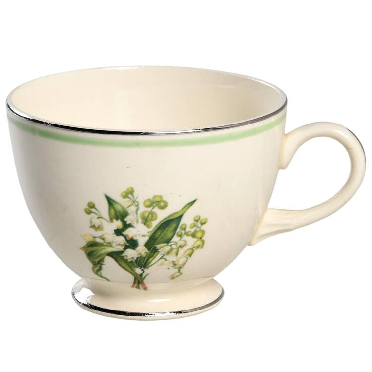 Lily of The Valley Footed Cup