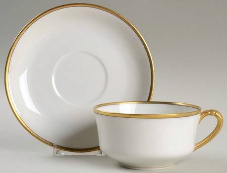 H873 Flat Cup & Saucer Set