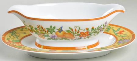 Siesta Gravy Boat & Underplate/Pickle