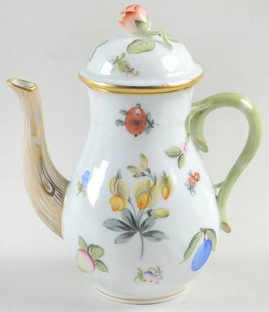 Fruits Necker Individual Coffee Pot & Lid