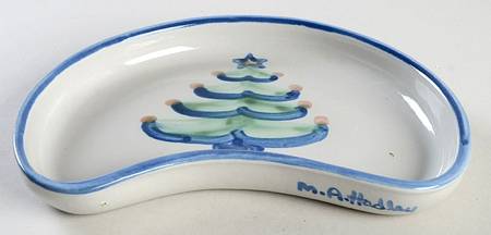 Christmas Crescent Salad Plate