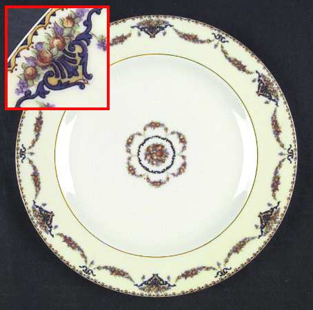 Pomona (Cream, Gold Verge) by Haviland
