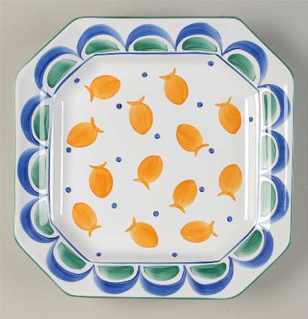 Goldfish Square Cake Plate
