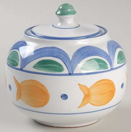Goldfish Sugar Bowl & Lid