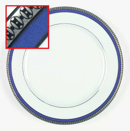 Symphonie Blue Platinum by Haviland