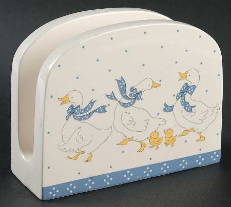 Country Goose Napkin Holder
