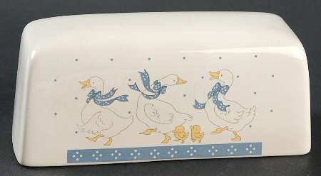 Country Goose Lid for 1/4 Lb Butter