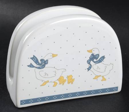 Country Goose Napkin Holder