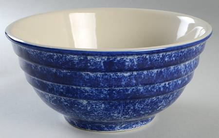 Jewel Tones Sapphire 11" Ribbed Mixing Bowl