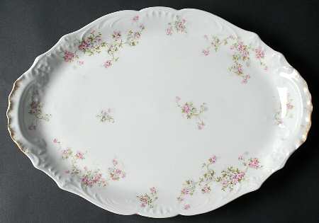 Schleiger 320e (Scalloped) 16" Oval Serving Platter