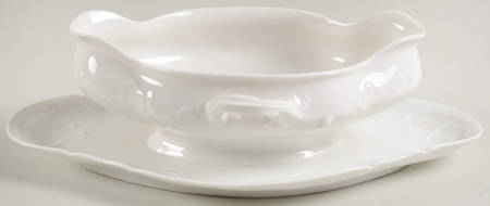 Schleiger 120 Gravy Boat with Attached Underplate