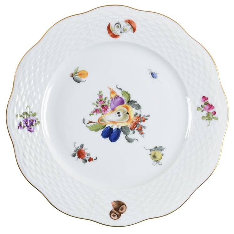 Fruit & Flowers Salad Plate