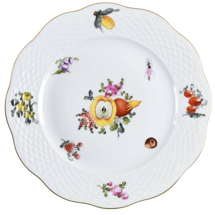Fruit & Flowers Salad Plate