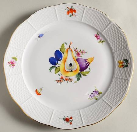 Fruit & Flowers Dinner Plate