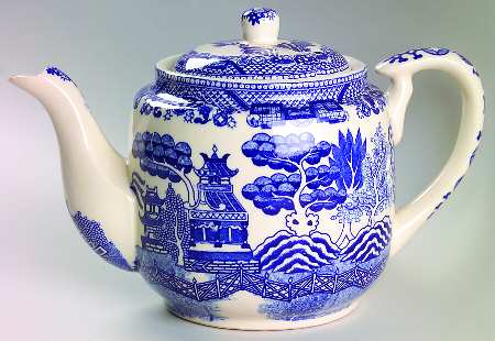 Blue Willow Teapot & Lid