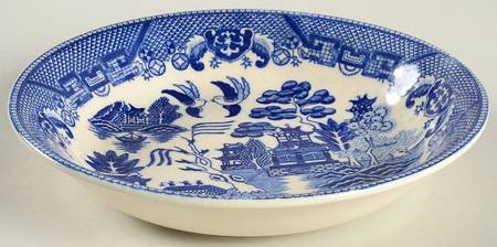 Blue Willow Coupe Soup Bowl