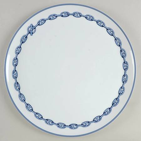 Chaine D'Ancre (Blue) 12" Tart Plate