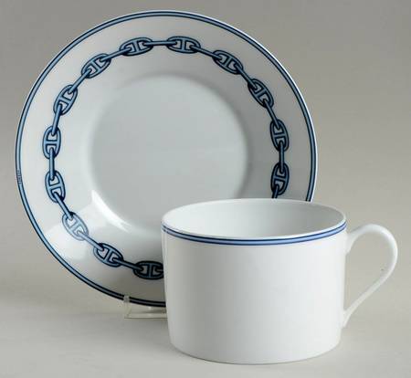 Chaine D'Ancre (Blue) Breakfast Cup & Saucer Set