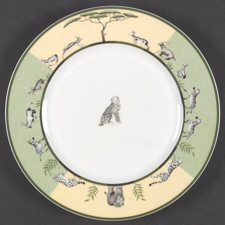 Africa Green-Yellow Dinner Plate