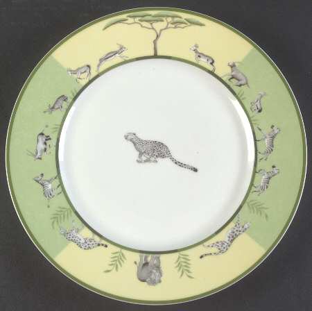 Africa Green-Yellow Dinner Plate