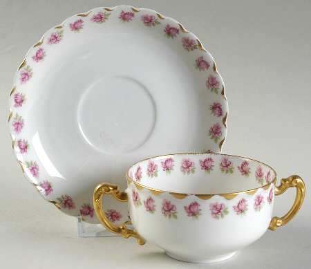 Schleiger 957 Flat Bouillon Cup & Saucer