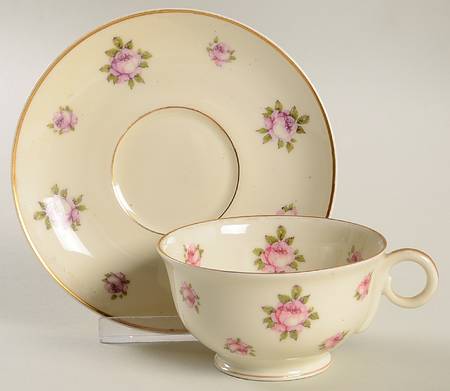 Chintz Footed Cup & Saucer Set
