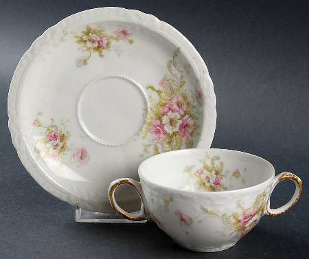 Schleiger 313-1 Flat Bouillon Cup & Saucer