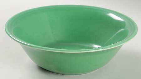 Carnival Green Coupe Cereal Bowl