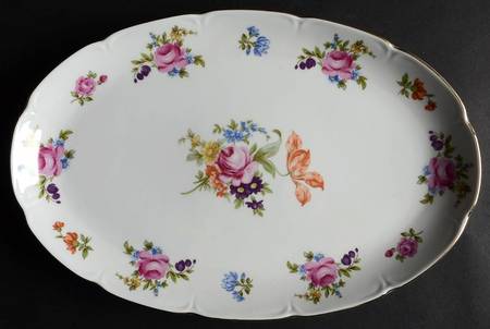 HEP16 12" Oval Serving Platter by Graf Von Henneberg