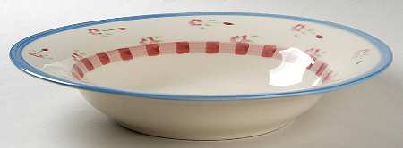 Mount Vernon Quilt 12" Large Salad Serving Bowl