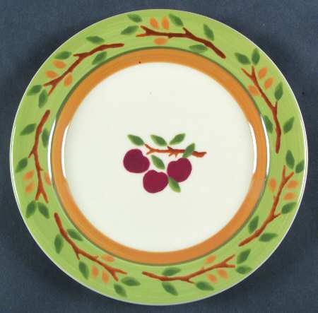 June Cherries Salad Plate
