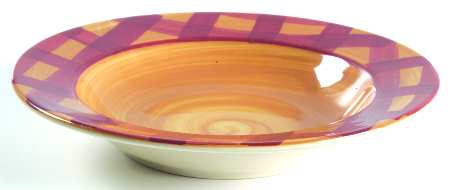 June Cherries Large Rim Soup Bowl
