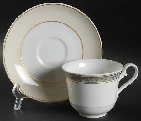Villa Medici Flat Cup & Saucer Set