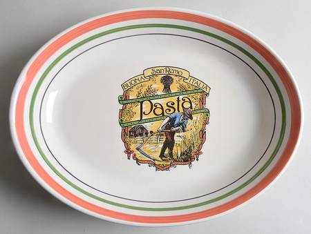 HIM11 15" Deep Oval Serving Platter