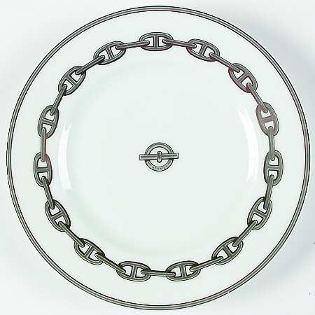 Chaine D'Ancre Gray (Platinum Trim) Bread & Butter Plate