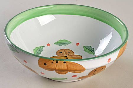 Gingerbread Man Child's Bowl