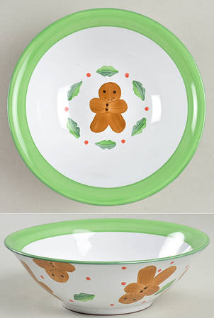Gingerbread Man Coupe Cereal Bowl