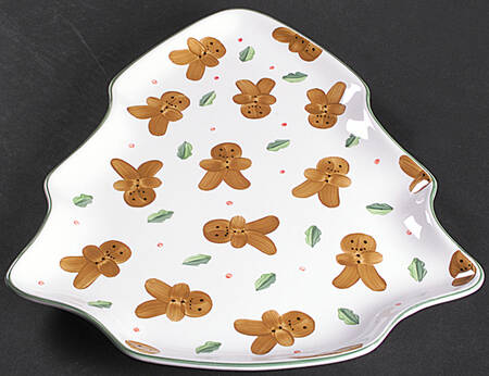 Gingerbread Man 15" Oval Serving Platter